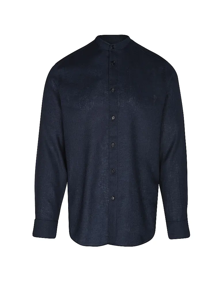 DRYKORN | Camisa de lino TALOC | Azul oscuro