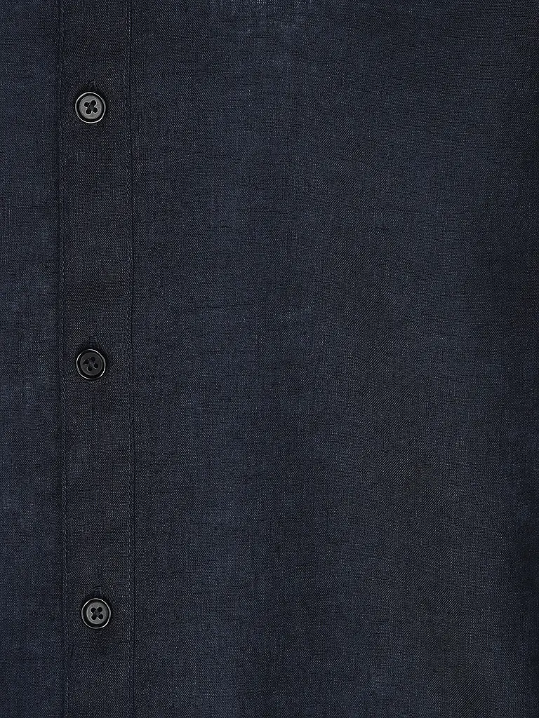 DRYKORN | Camisa de lino TALOC | Azul oscuro