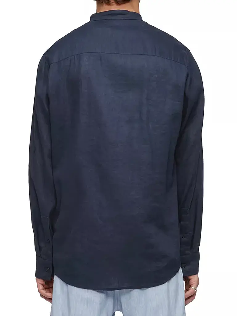 DRYKORN | Camisa de lino TALOC | Azul oscuro