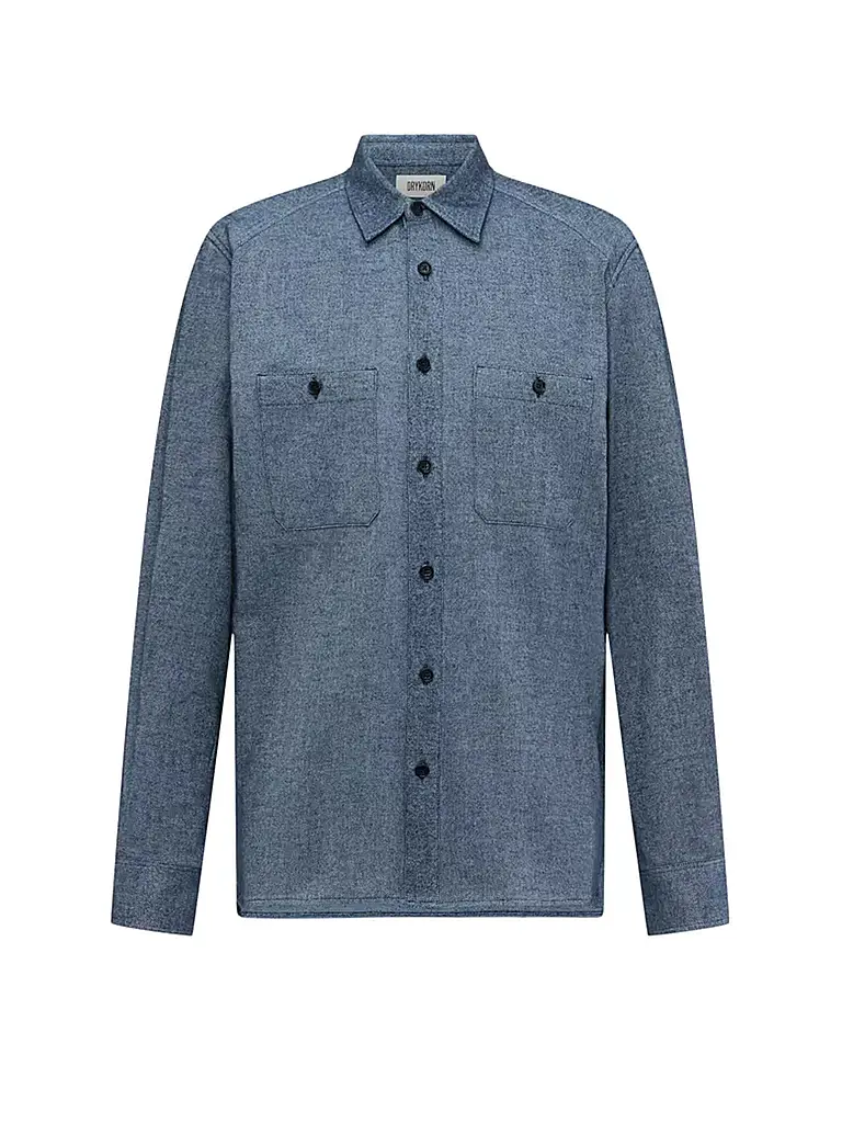 DRYKORN | Camisa Regular Fit NOWEN_D | Azul