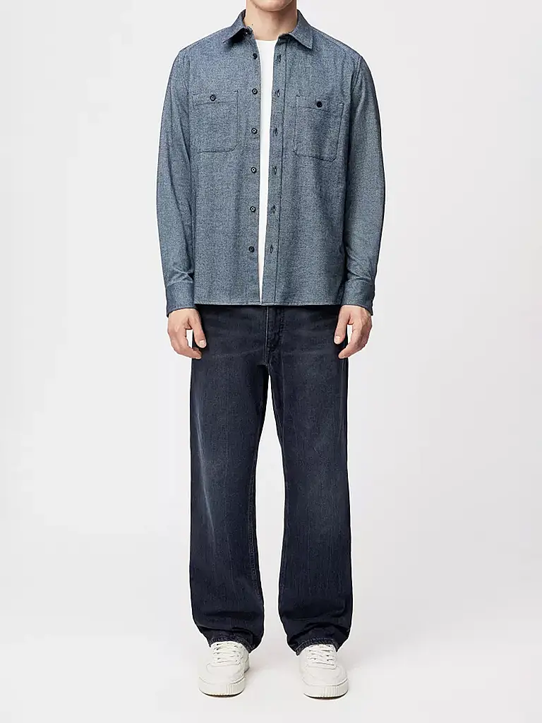 DRYKORN | Camisa Regular Fit NOWEN_D | Azul