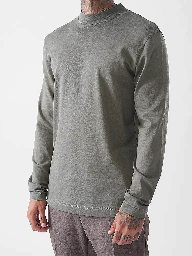 DRYKORN | Camiseta de manga larga MORITZO | Oliva