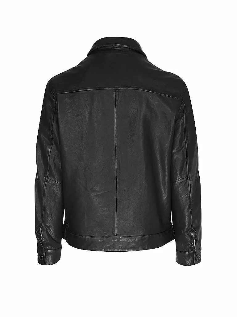 DRYKORN | Chaqueta de cuero RIKKA | Negro