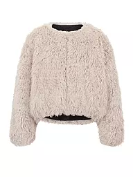 DRYKORN | Jacke in Felloptik | Marrón claro