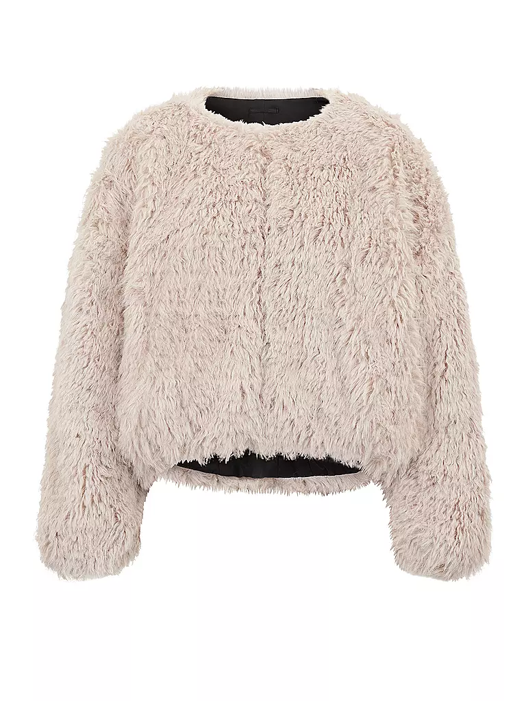 DRYKORN | Jacke in Felloptik | Marrón claro
