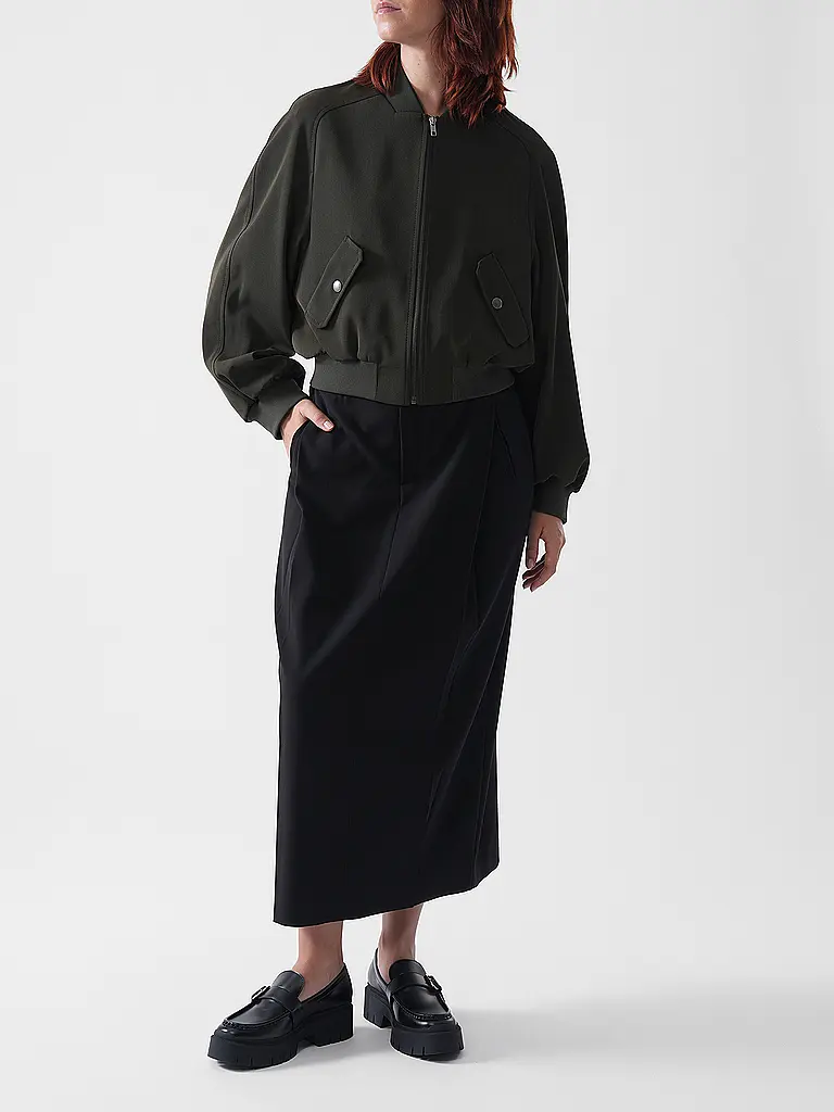 DRYKORN | Midi falda DARLEEN | Negro