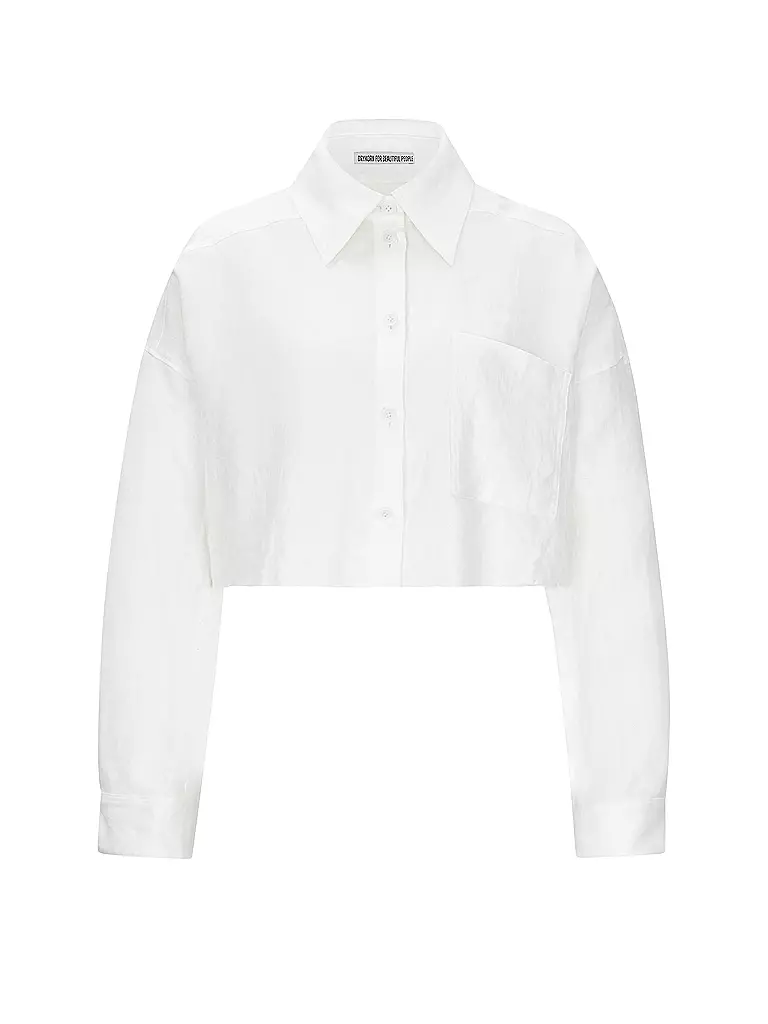 DRYKORN | Overshirt Cropped Fit DANU  | Blanco