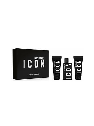 DSQUARED2 | Set de regalo - Icon Pour Homme Eau de Parfum, Gel de ducha, Bálsamo para después del afeitado 3x100ml