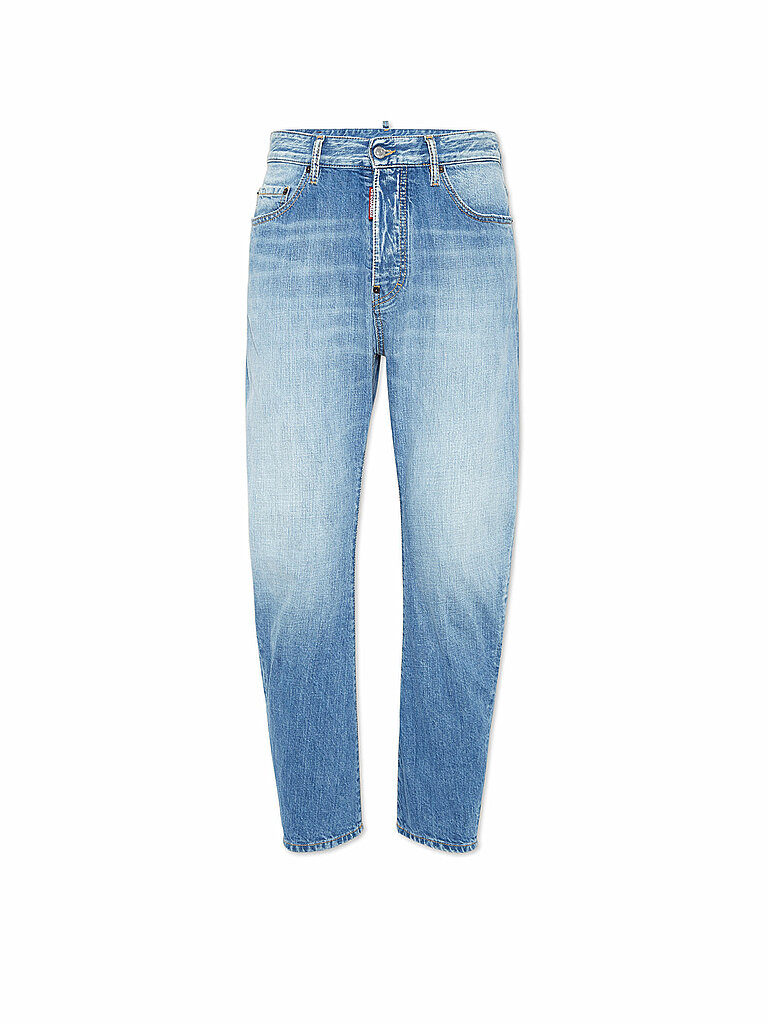 Jeans de corte cónico azul 48