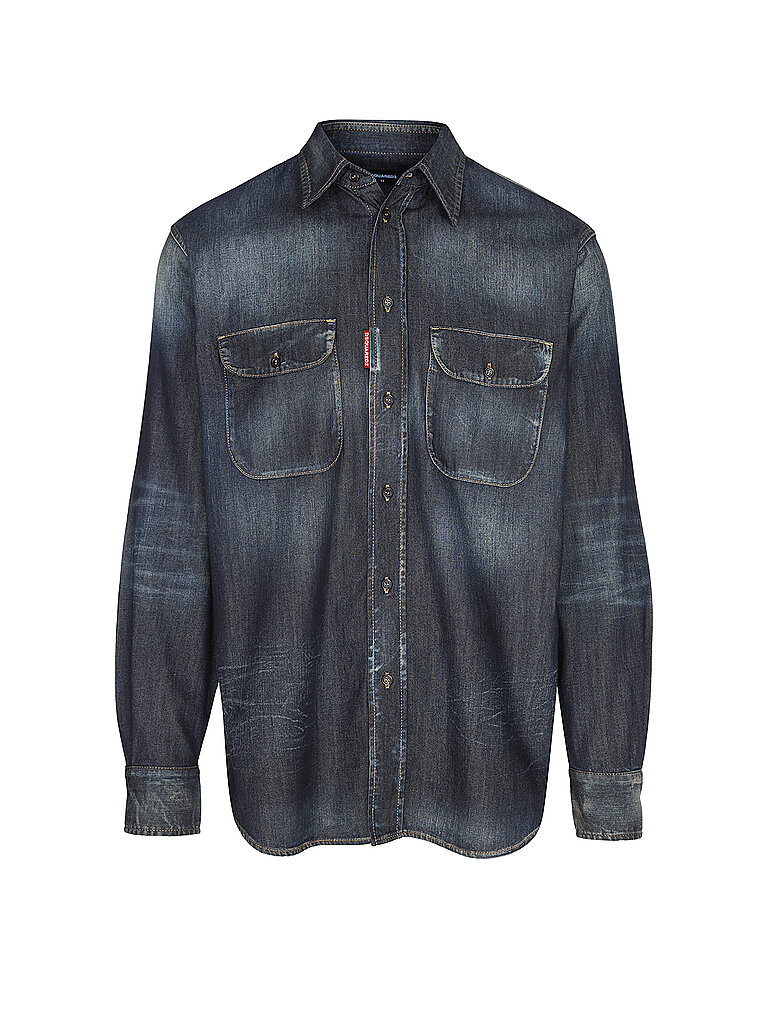 Dsquared2 Camisa vaquera CANADIAN VINTAGE azul