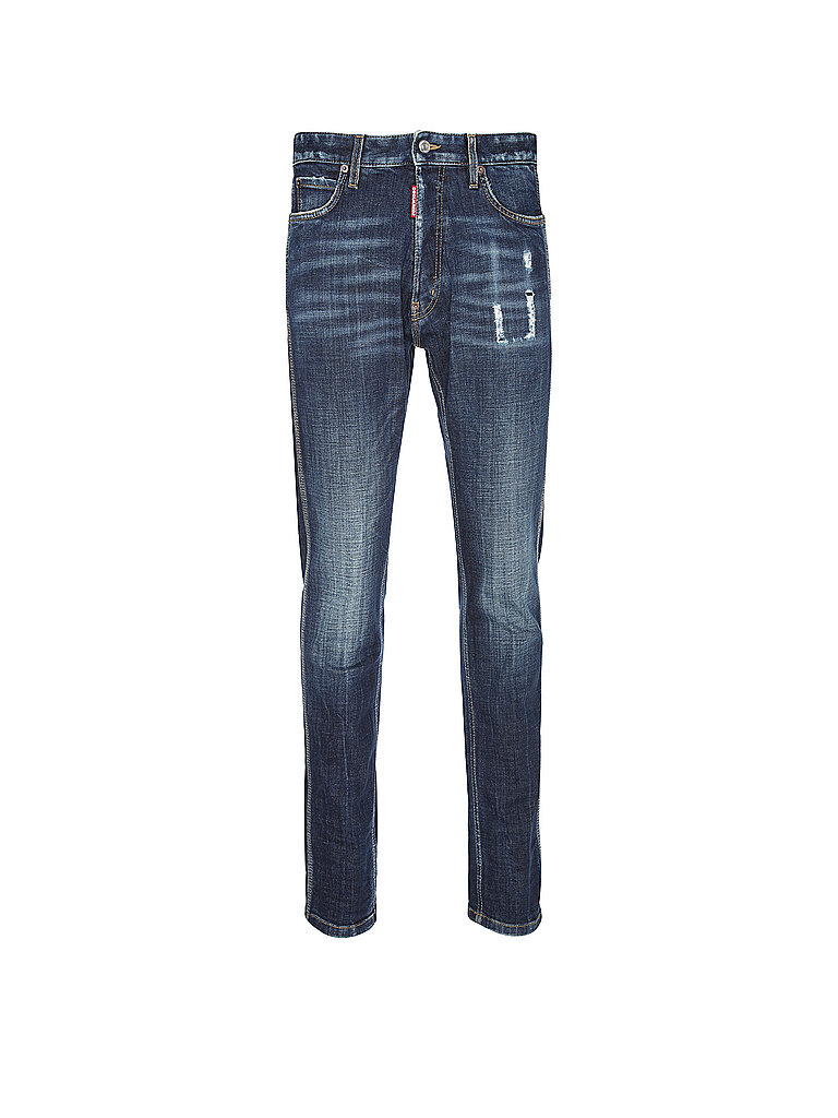 Dsquared2 Jeans Slim Fit MINI FRONT TEDDY azul
