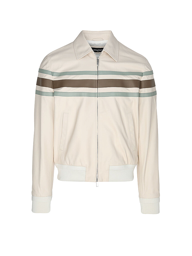 Chaqueta de cuero PREPPY beige 48