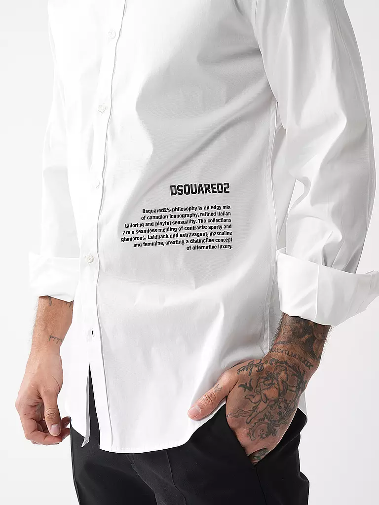 DSQUARED2 | Camisa Regular Fit | Blanco