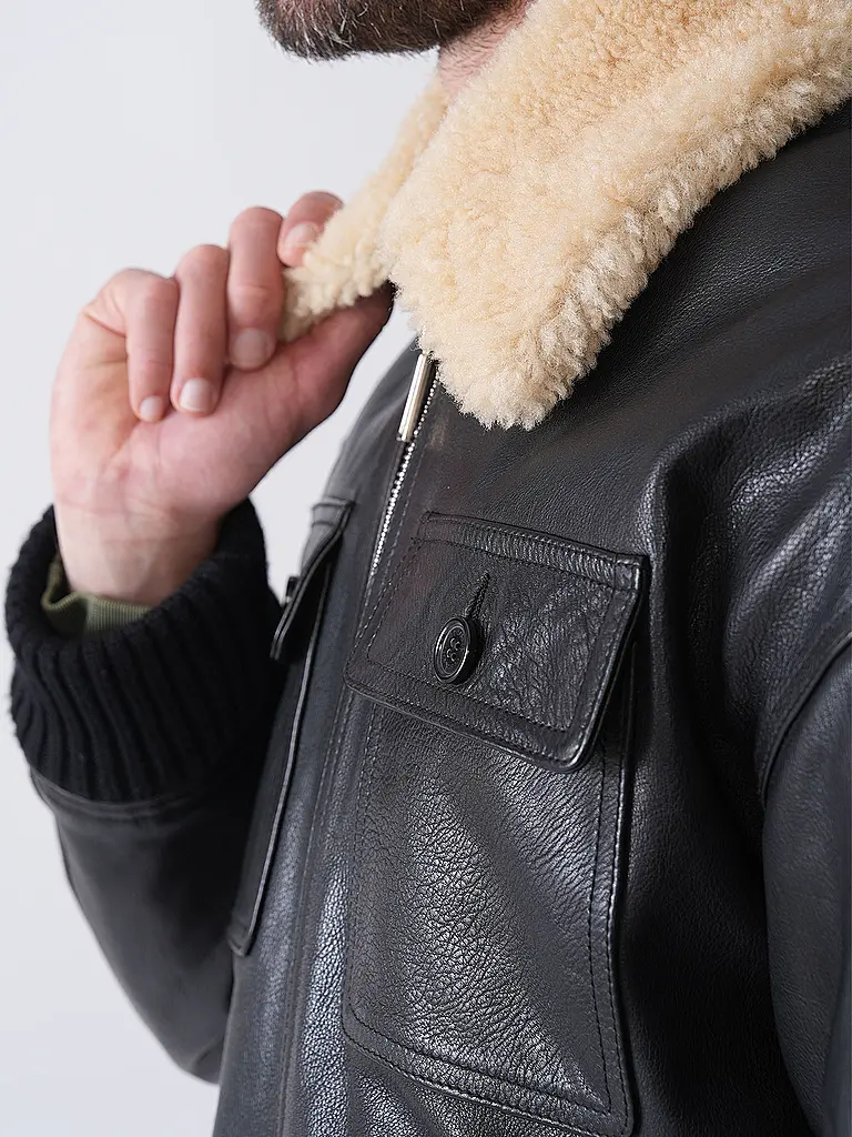 DSQUARED2 | Chaqueta de cuero AVIATOR | 