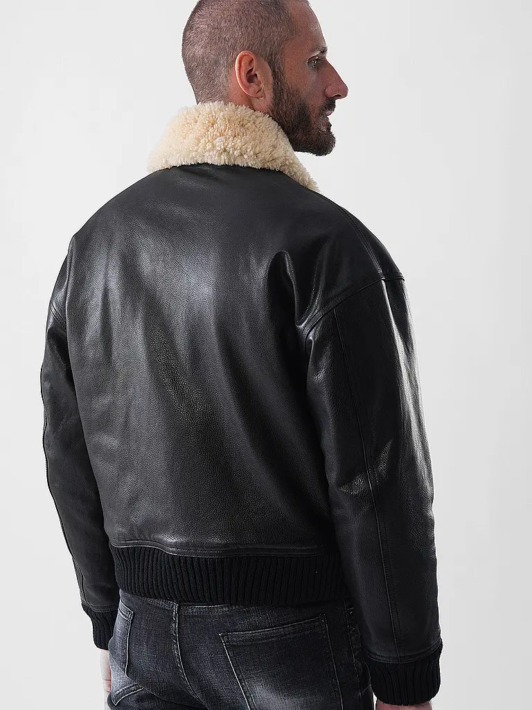 DSQUARED2 | Chaqueta de cuero AVIATOR | 