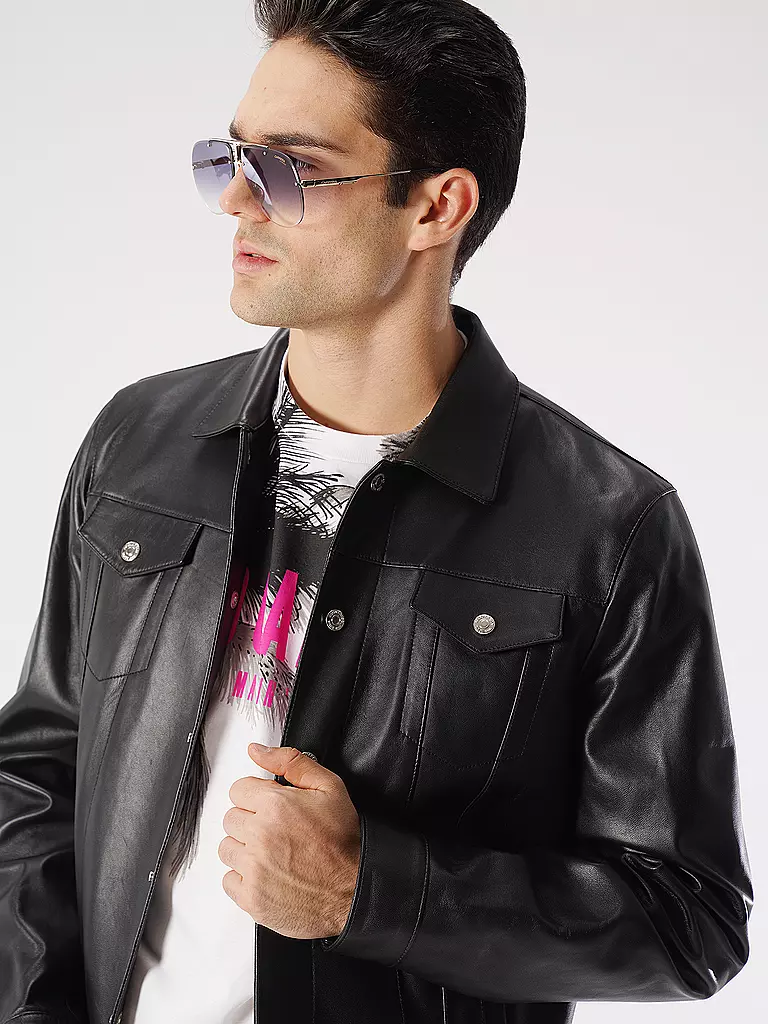 DSQUARED2 | Chaqueta de cuero DAN JEAN | 