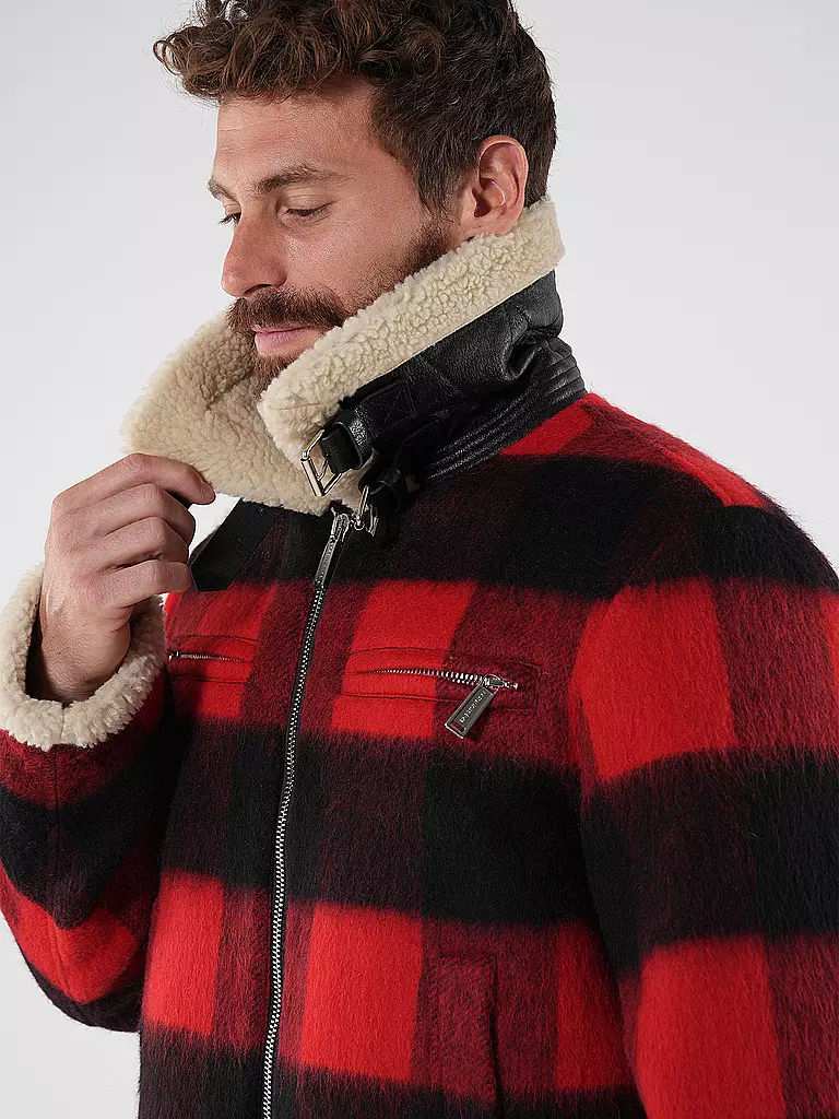 DSQUARED2 | Kurzjacke NIGHTMARE AVIATOR | Rojo