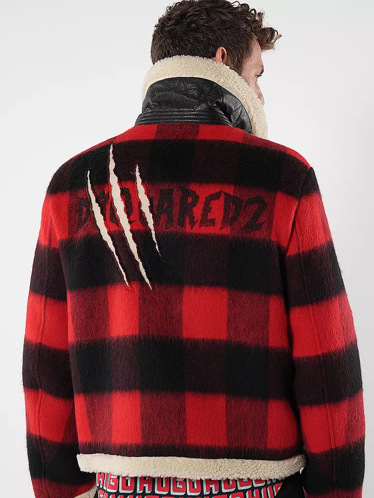 DSQUARED2 | Kurzjacke NIGHTMARE AVIATOR | Rojo