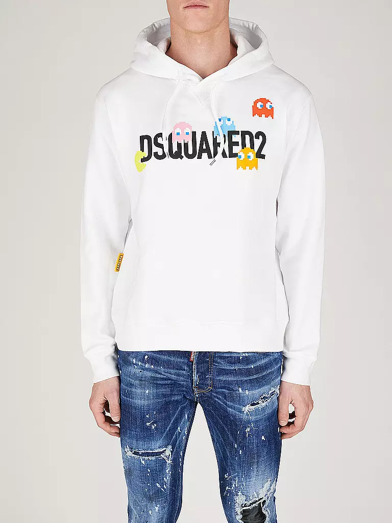 DSQUARED2 | Sudadera con capucha - Hoodie PACMAN | Blanco