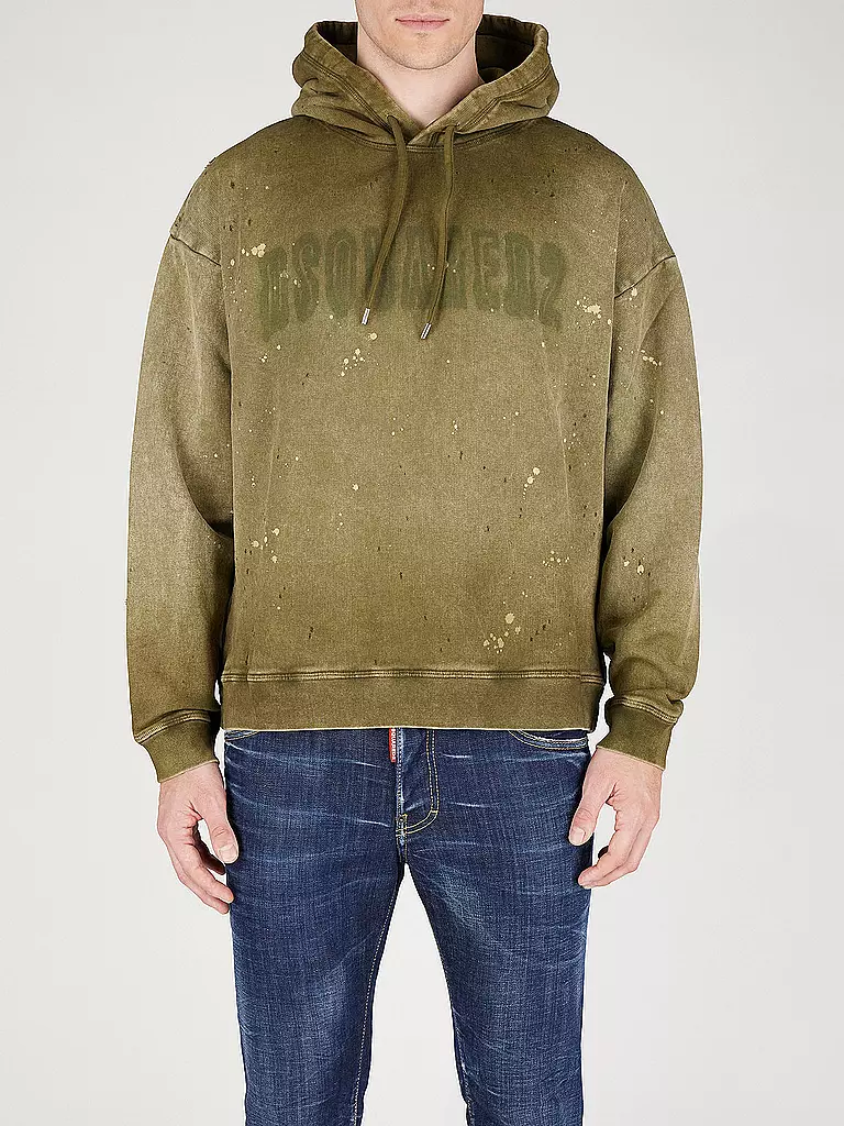 DSQUARED2 | Sudadera con capucha - Hoodie | Oliva