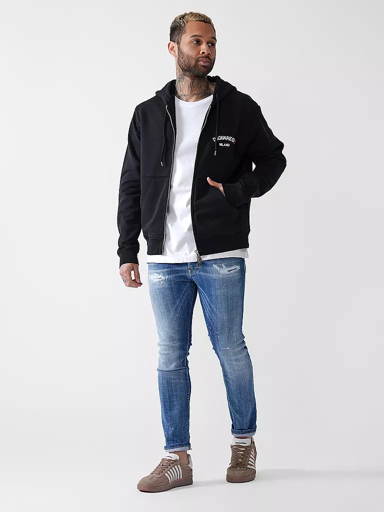 DSQUARED2 | Sudadera con cremallera | Negro