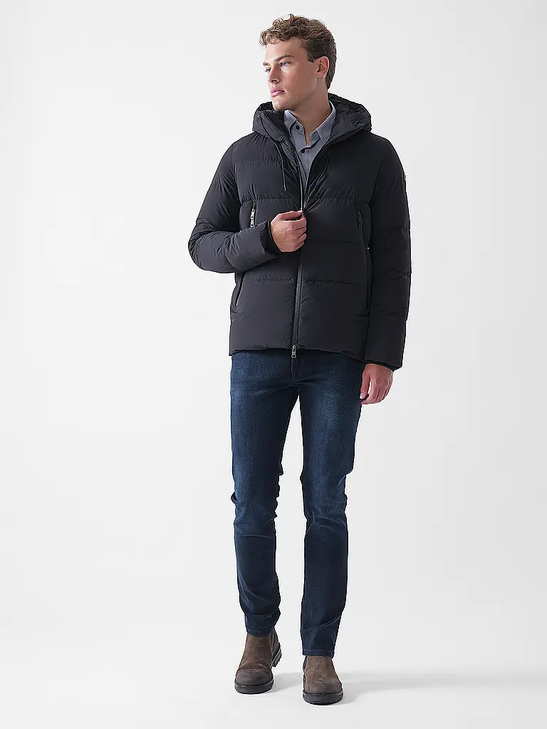 DUNO | Chaqueta acolchada de plumón JUMP LICOSA 2.0 | Negro