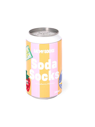 EAT MY SOCKS | Calcetines 36-45 SODA STRAWBERRY rosa