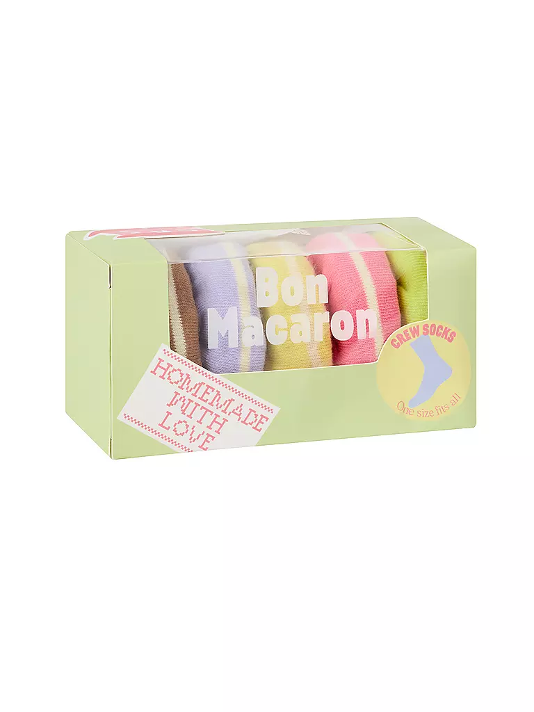 EAT MY SOCKS | Calcetines 36-45 BON MACARON lilaamarilloverdosos | Multicolor