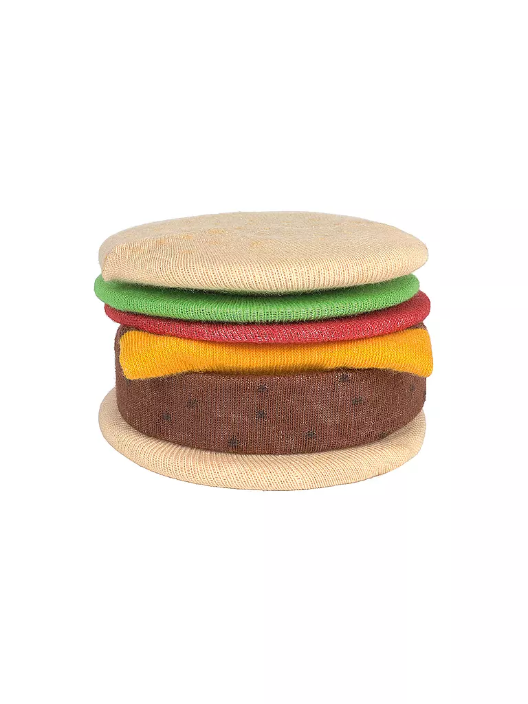 EAT MY SOCKS | Calcetines 36-45 CHEESEBURGER rojoamarilloverde | 