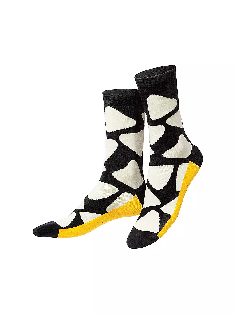EAT MY SOCKS | Calcetines 36-45 CRUNCHY NACHOS blanco y negro | Negro