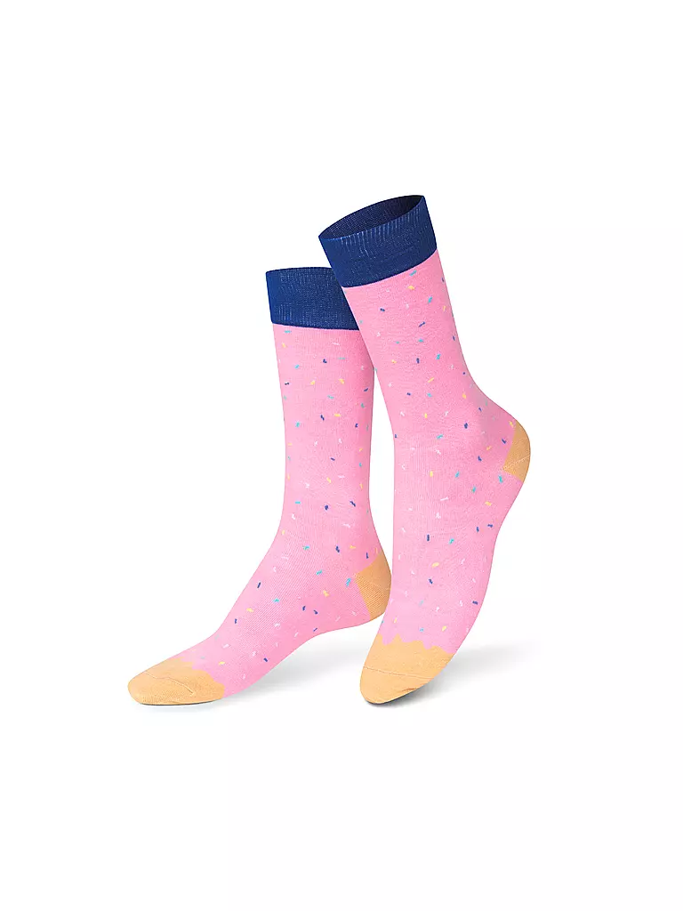 EAT MY SOCKS | Calcetines 36-45 JOES DONUT STRAWBERRY rosa | Rosa
