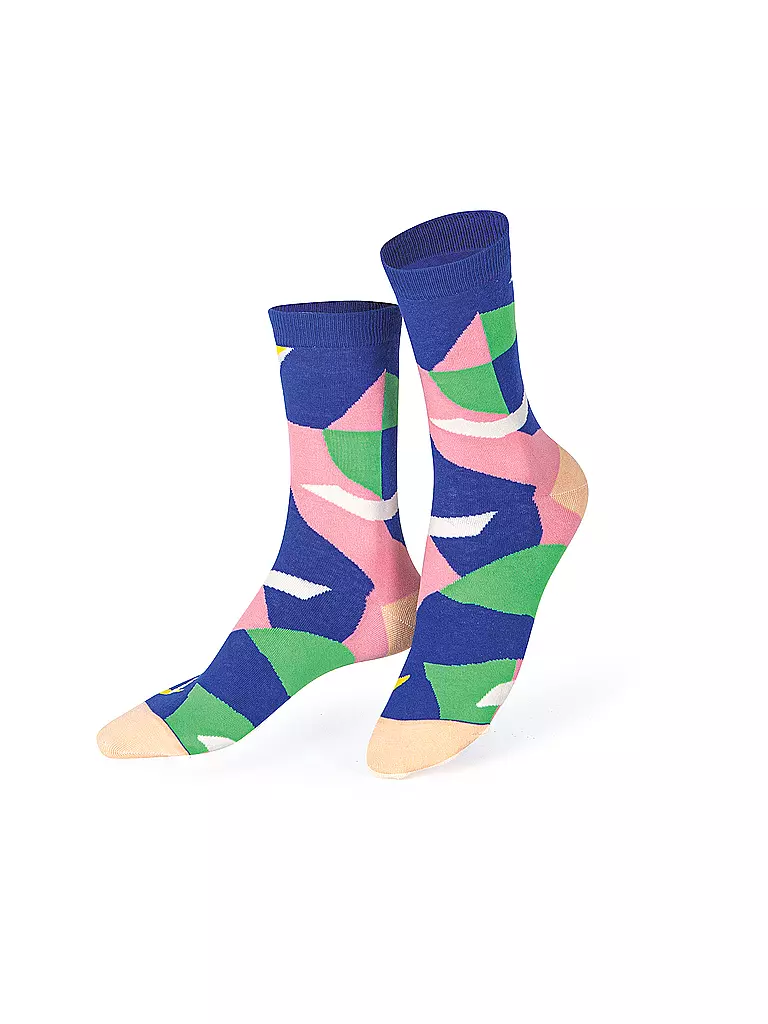 EAT MY SOCKS | Calcetines 36-45 Paquete de 3 FRESH EGGS AzulVerdeRosa | Multicolor