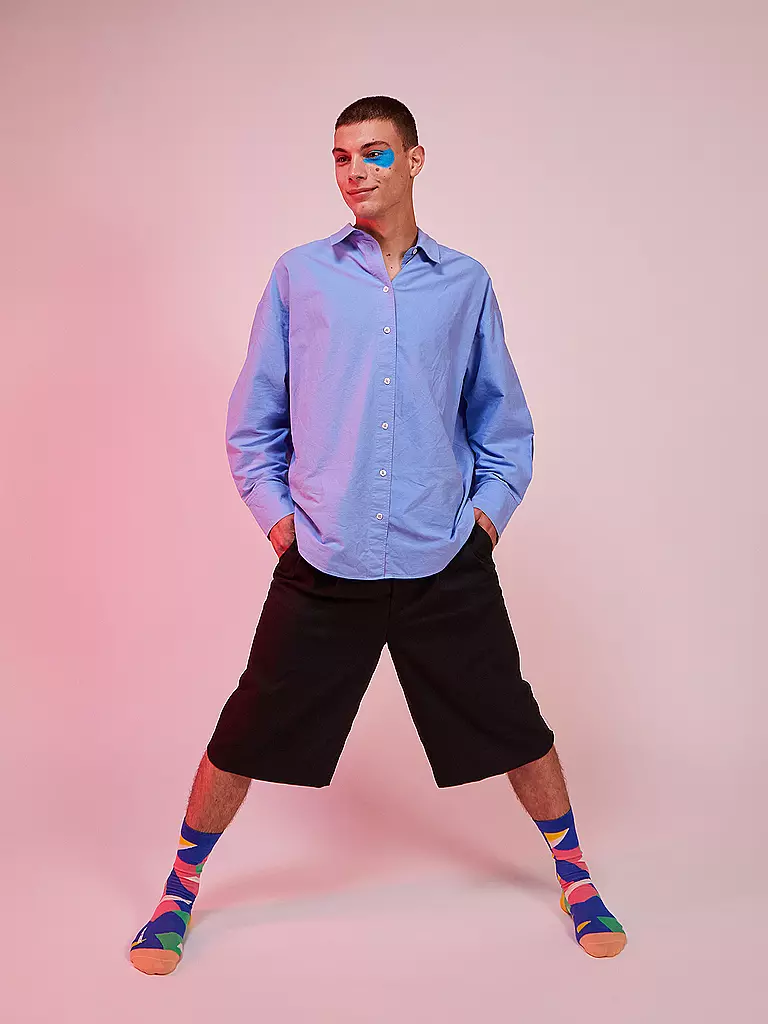 EAT MY SOCKS | Calcetines 36-45 Paquete de 3 FRESH EGGS AzulVerdeRosa | 