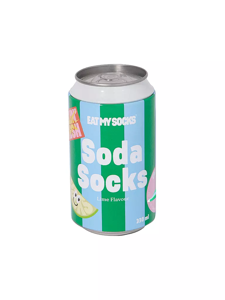 EAT MY SOCKS | Calcetines 36-45 SODA LIME verde azulado | Multicolor