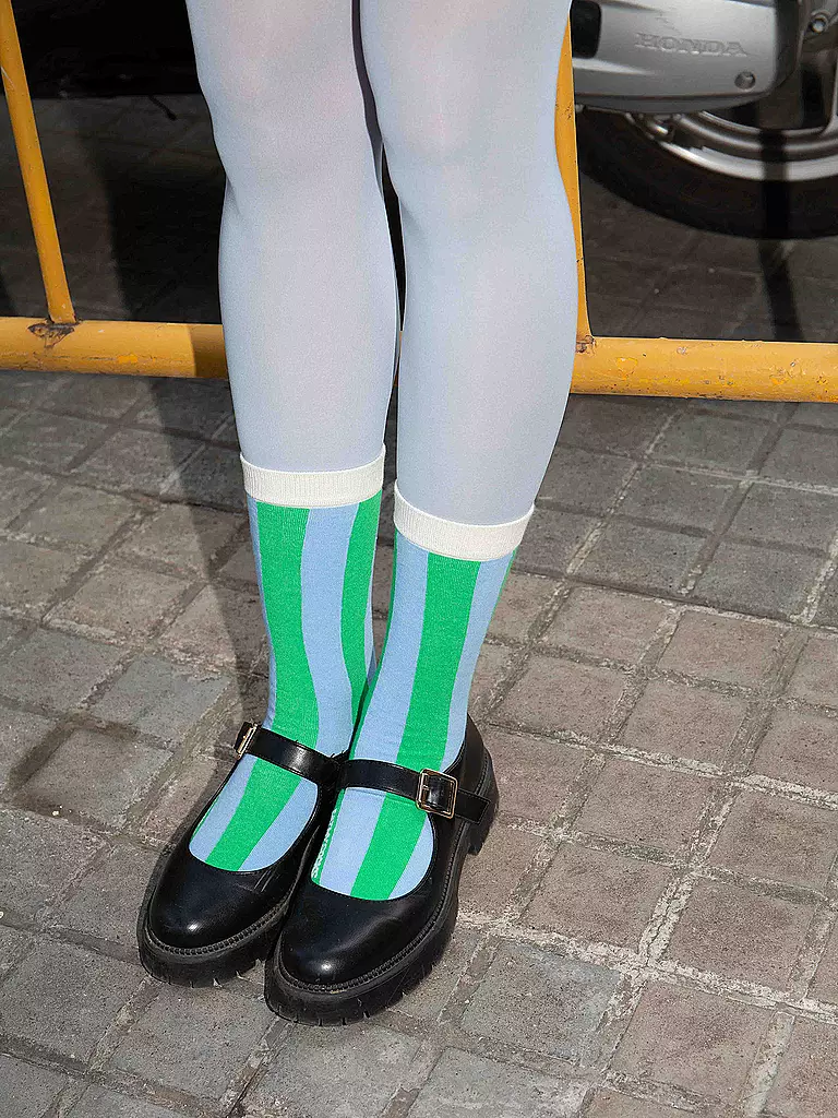 EAT MY SOCKS | Calcetines 36-45 SODA LIME verde azulado | 