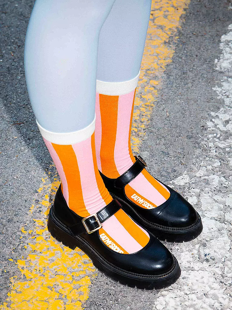 EAT MY SOCKS | Calcetines 36-45 SODA STRAWBERRY rosa | 