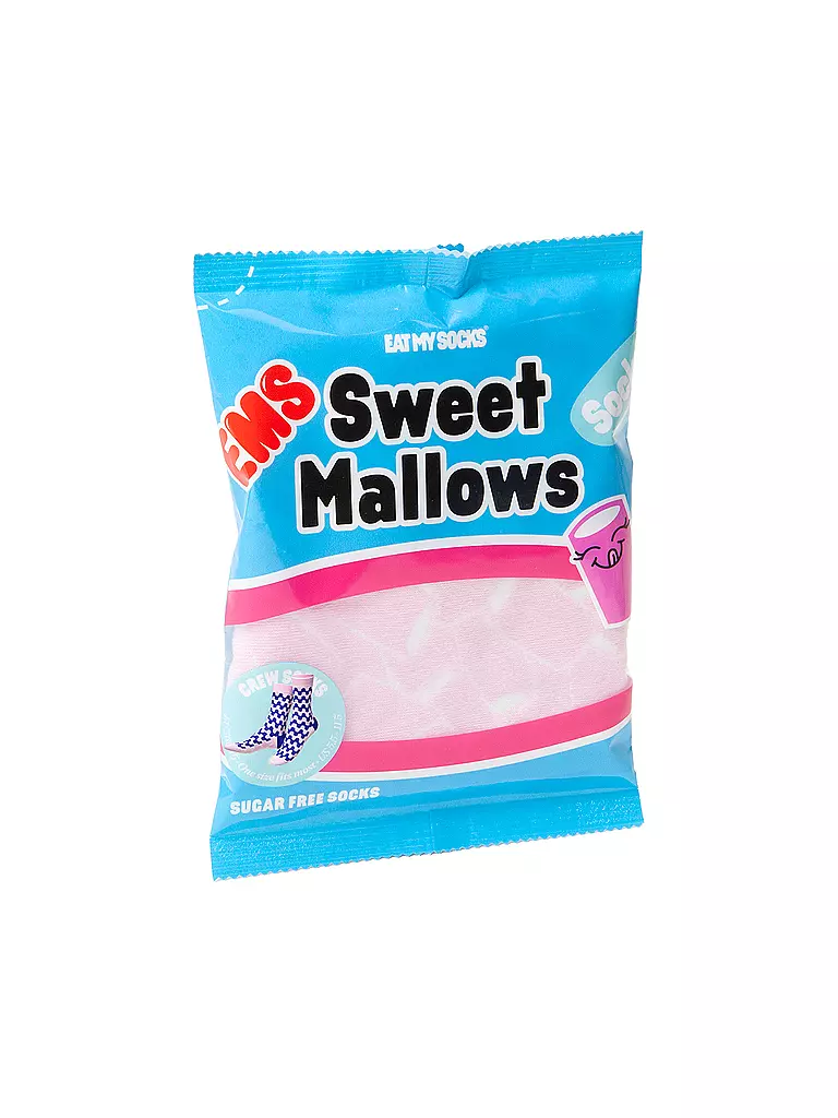 EAT MY SOCKS | Calcetines 36-45 SWEET MALLOWS rosa y azul | Rosa