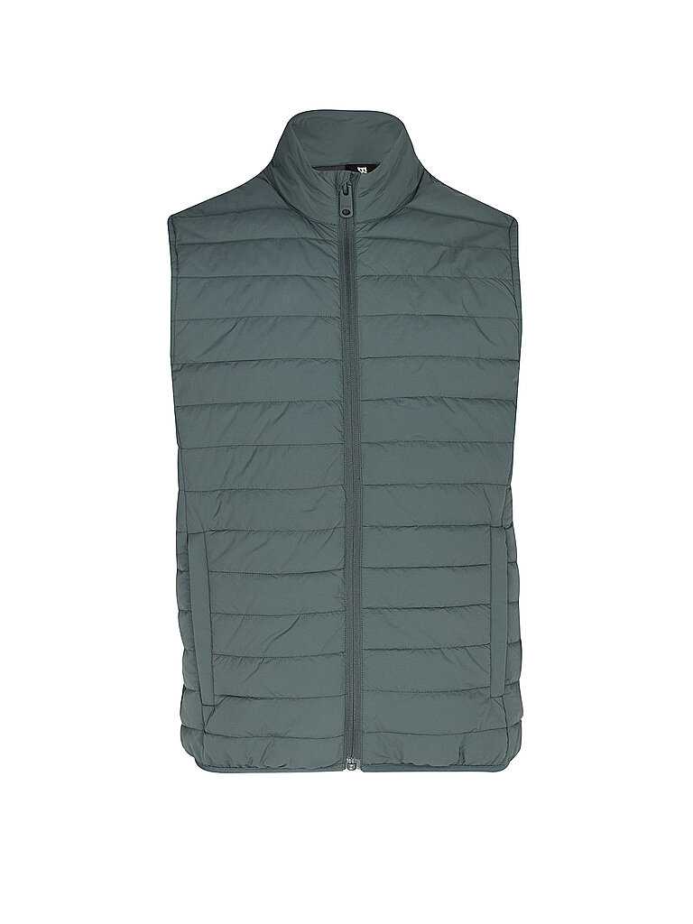 Ecoalf Chaleco acolchado BELS verde oscuro