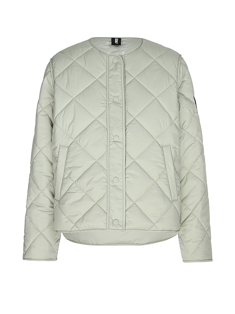 Chaqueta acolchada ligera verde S