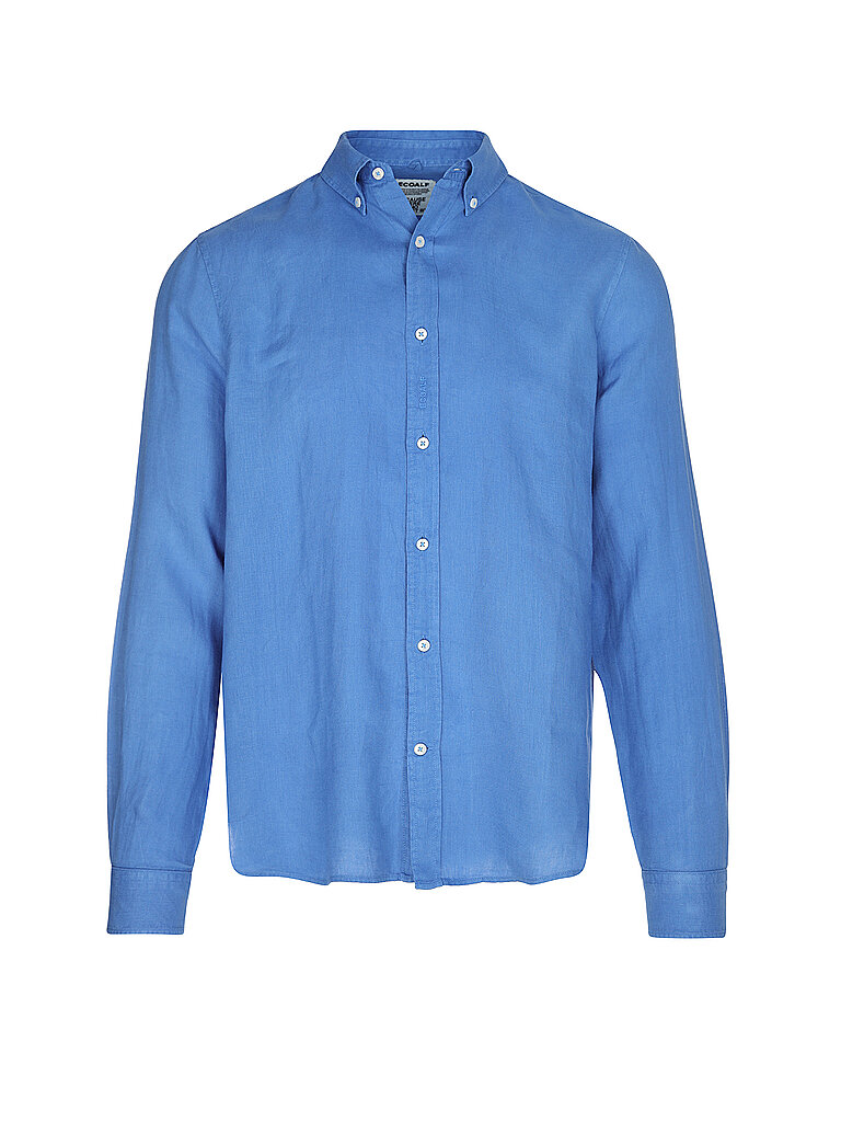 Ecoalf Camisa de lino azul
