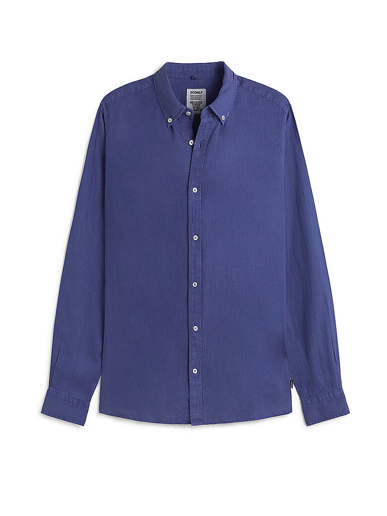 Ecoalf Camisa de lino azul