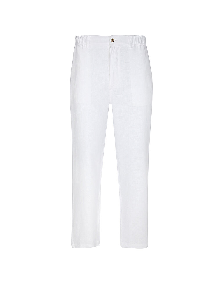 Ecoalf Pantalón de lino ETHIWIN blanco