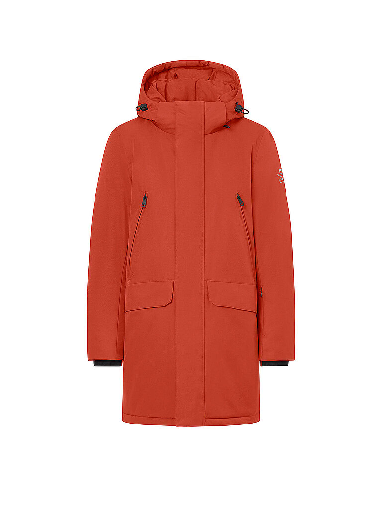 Ecoalf Parka impermeable ICEBERG naranja