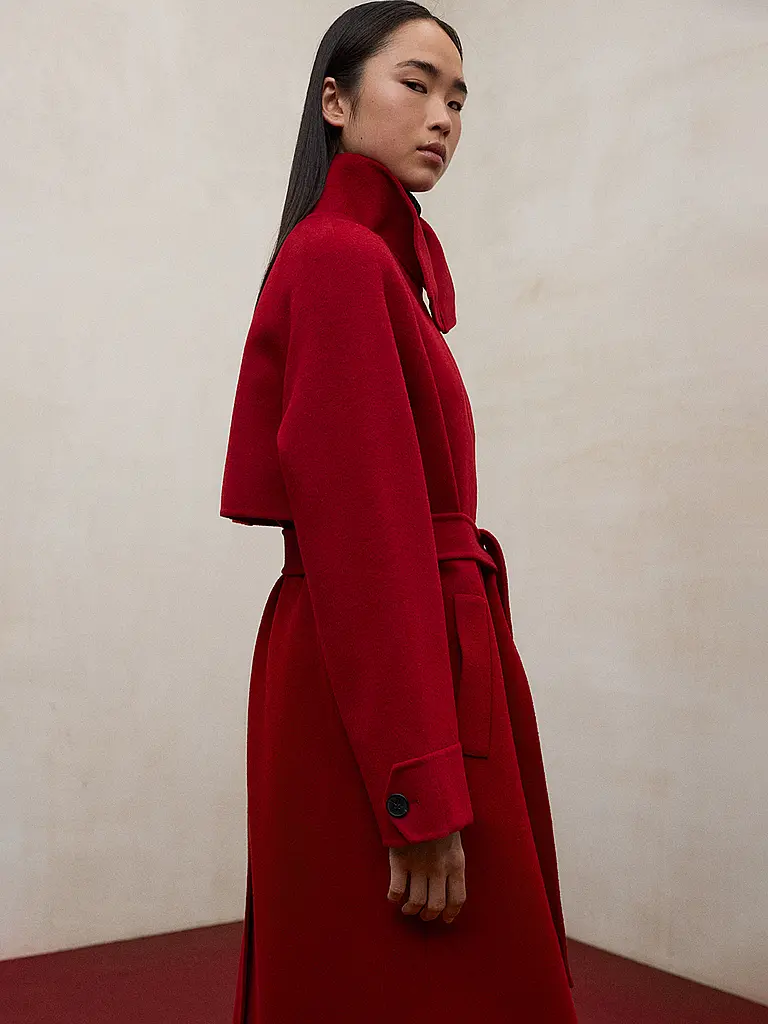 ECOALF | Abrigo de lana LORA | Rojo