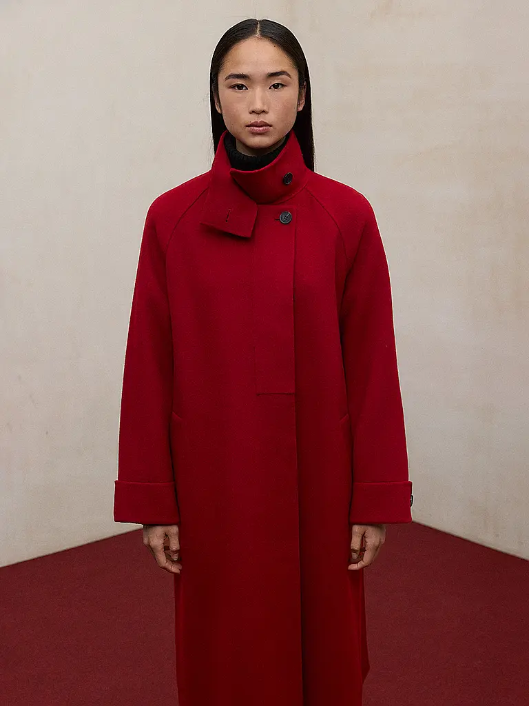 ECOALF | Abrigo de lana LORA | Rojo