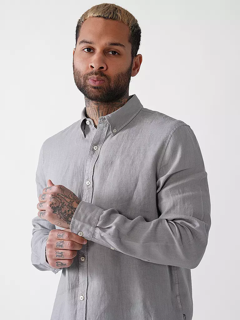ECOALF | Camisa de lino MALIBUALF | Gris claro