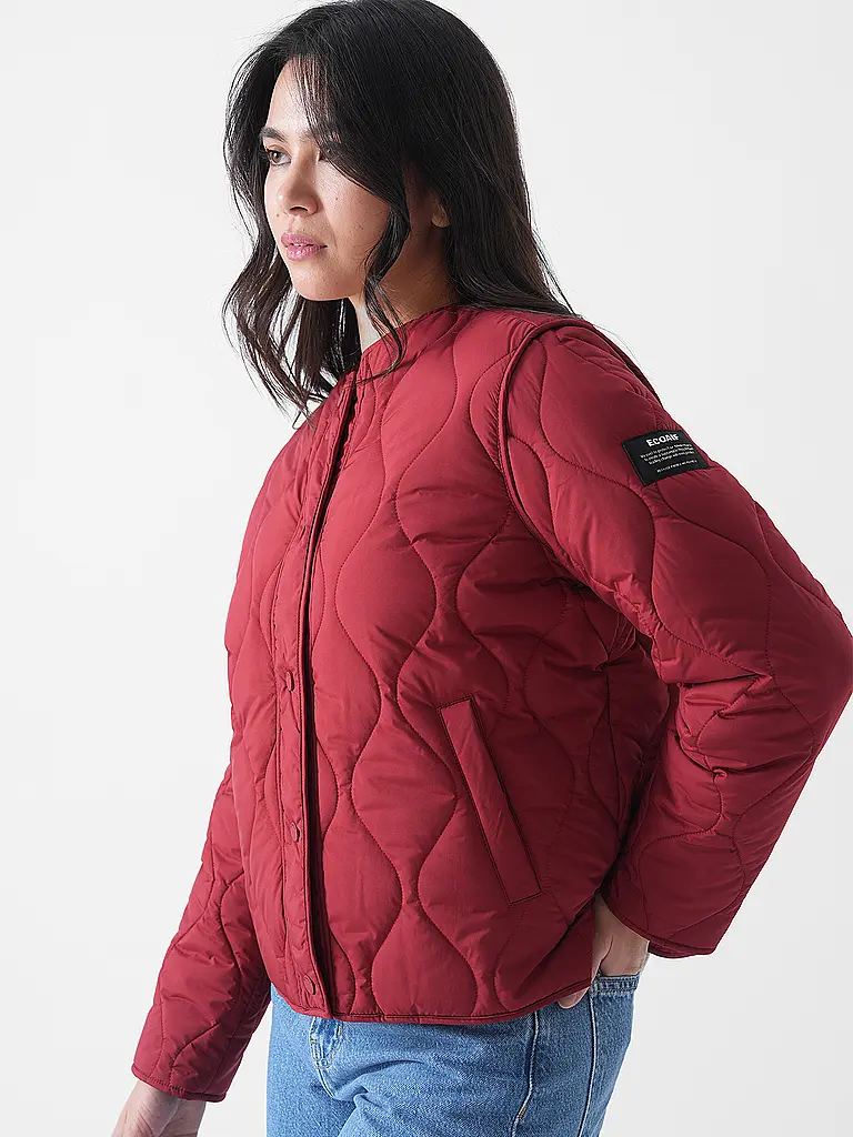 ECOALF | Chaqueta acolchada ligera MUSA ONION | dunkelrot