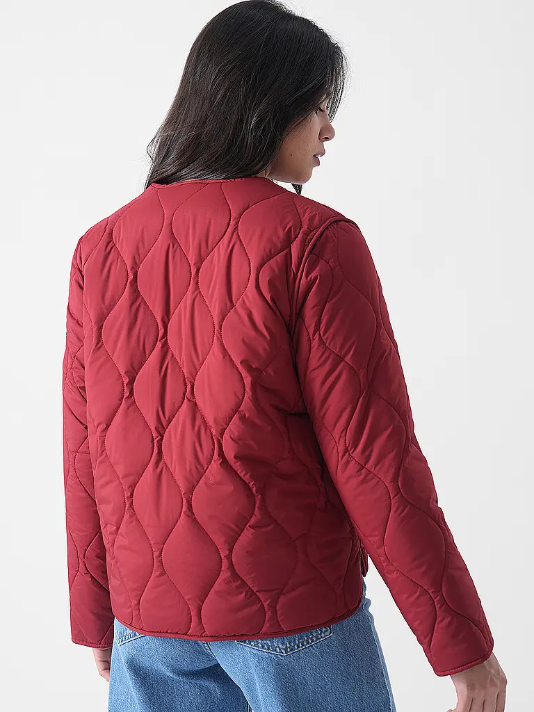 ECOALF | Chaqueta acolchada ligera MUSA ONION | dunkelrot