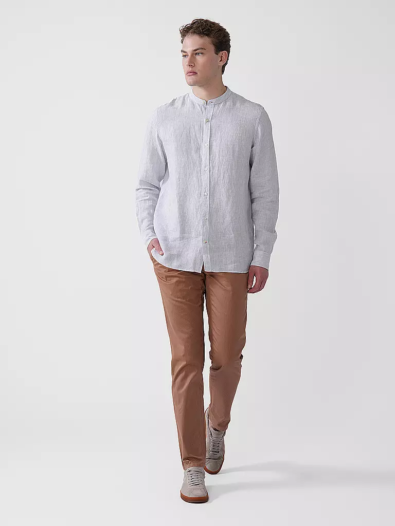ECOALF | Leinenhemd Regular Fit DAVIDALF  | Blanco