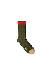 ECOALF | Socken MOUNTAIN  dark red | Oliva